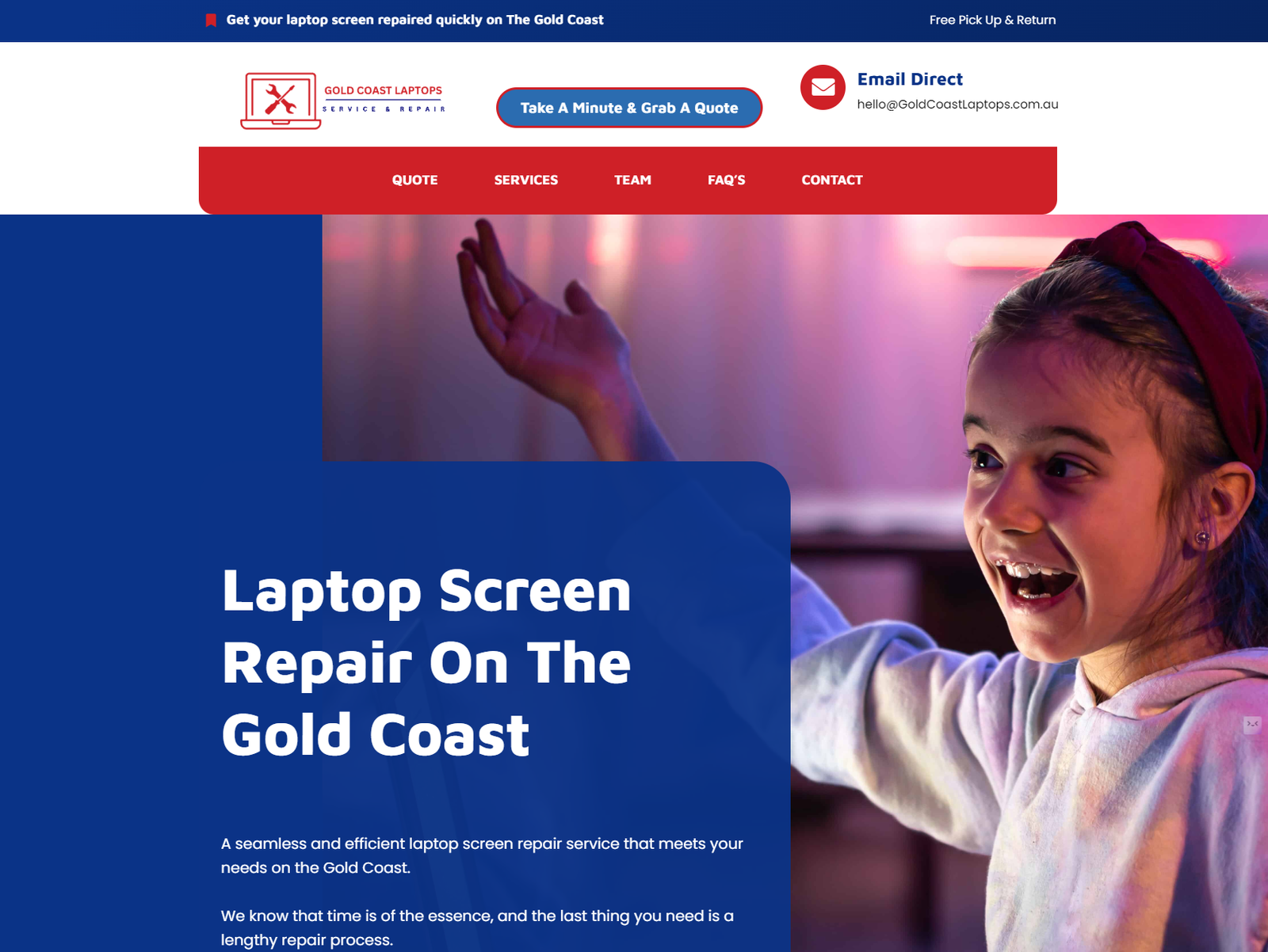 Gold coast web design for gold coast laptops